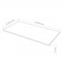 Acrylic Plate PMMA XT CN White Opaque 3mm