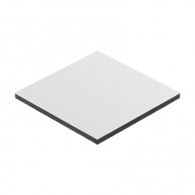 Aluminum Composite Panel White Color 1500 x 4050 x aluminium 0.3mm