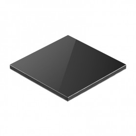 Aluminum Composite Panel Black Color 1500 x 4050 x aluminium 0.3mm