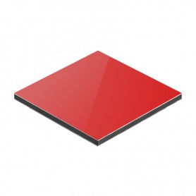 Aluminum Composite Panel Red Color 1500 x 4050 x aluminium 0.3mm