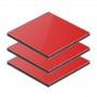 Aluminum Composite Panel Red Color 1500 x 4050 x aluminium 0.3mm
