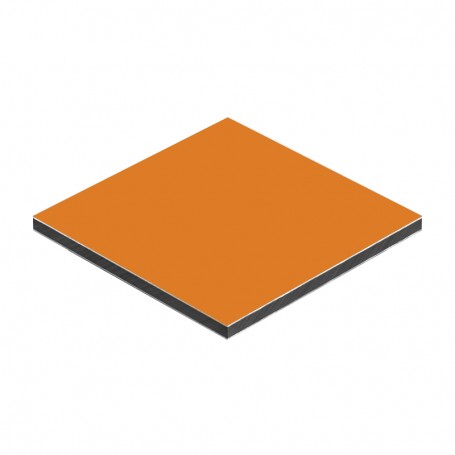 Aluminum Composite Panel Orange Color 1500 x 4050 x aluminium 0.3mm
