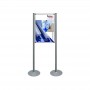 Single sided poster display system basic mode