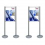 Single sided poster display system basic mode