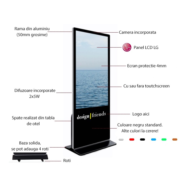43 ”LCD HD interactive display | DesignFriends