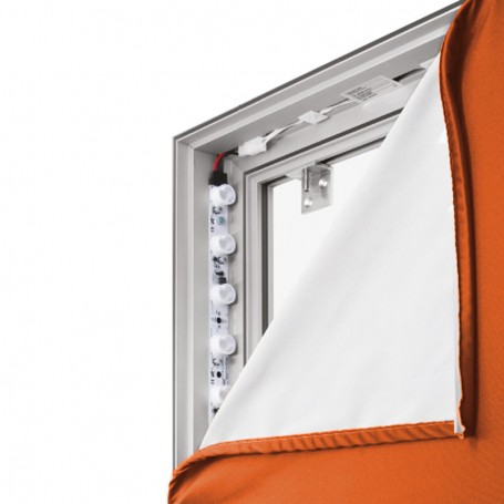 insert silk Hurricane Profil aluminiu FF34B pentru casete luminoase print textil | DESIGNFRIENDS