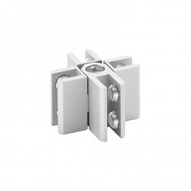 Fixed transverse connector with 4 ways pre-assembled, panels 3-8mm