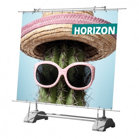 Horizon roll-up banner