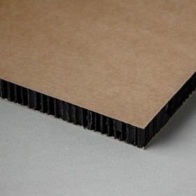 Placa carton tip fagure, printabila, kraft-negru