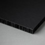Printable honeycomb panel, black-black