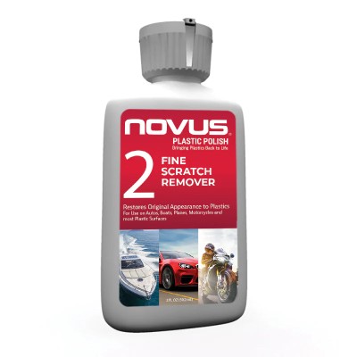 NOVUS No. 2 - Solutie pentru eliminarea zgarieturilor fine de pe plastic, 60 ml