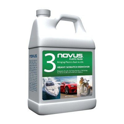 NOVUS No. 3 - Solutie pentru eliminarea zgarieturilor adanci de pe plastic, 1.89 L