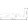 copy of Aluminum Profile FF34B For Textile Print Light Boxes