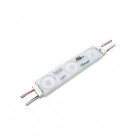 3 LED module with white light 77.8 x 15.4 x 10.4mm
