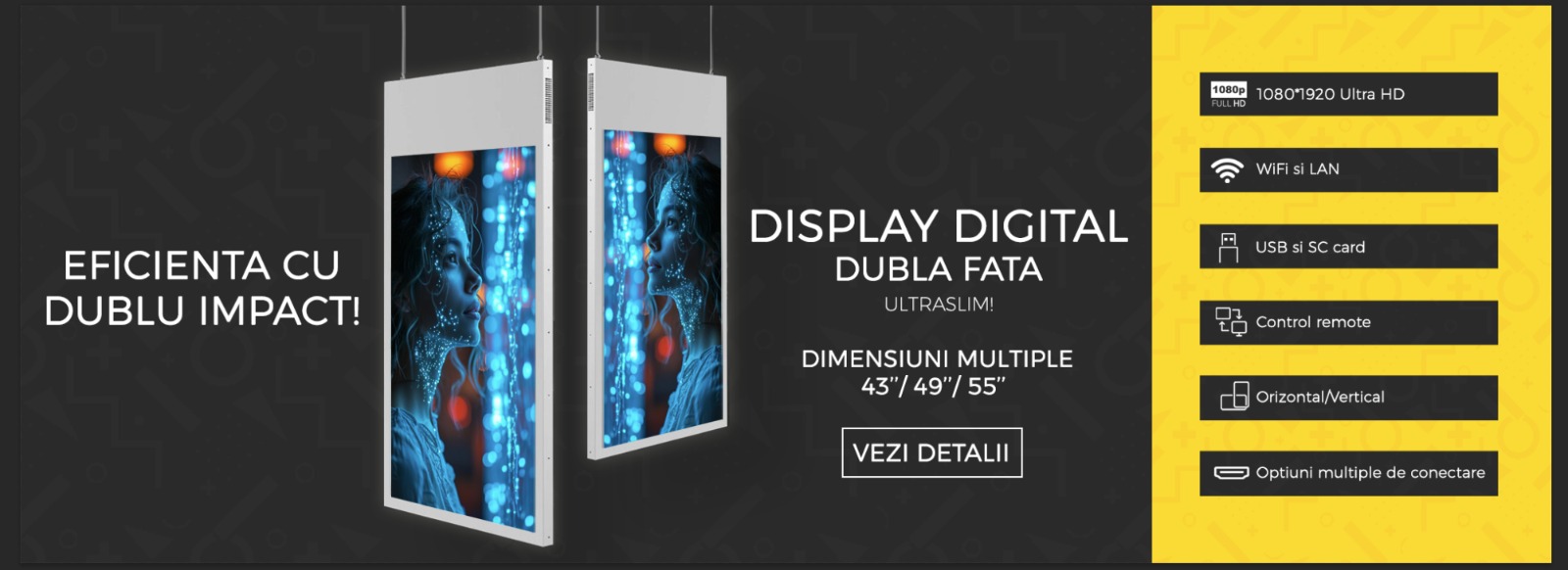 Display dubla fata Display dubla fata